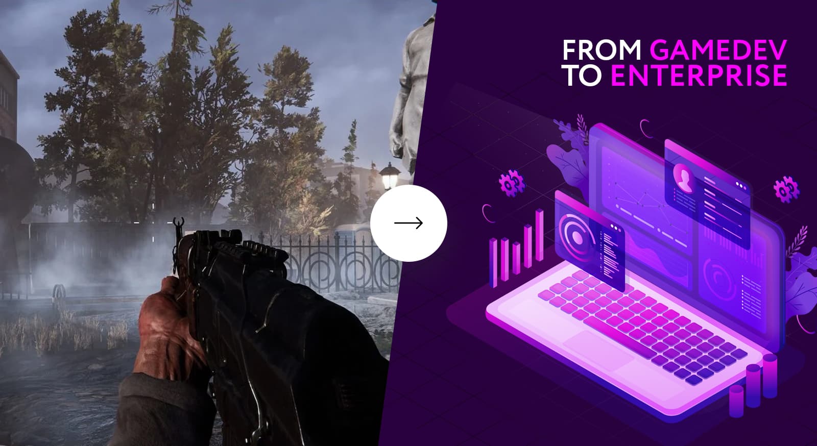 Applying 16 years of experience from Gamedev to the Enterprise development